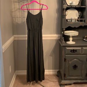 Soft grey maxi dress